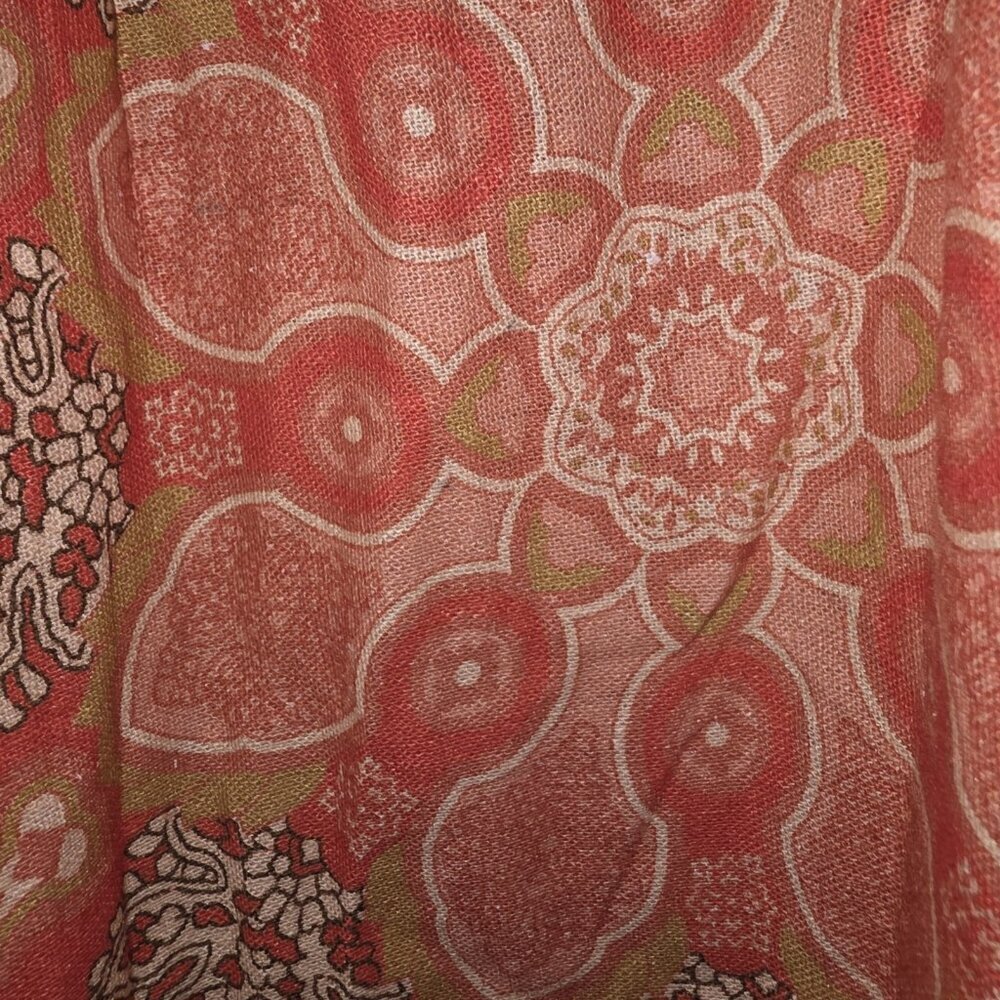 House of Harlow 1960 Linen Blend Paisley Maxi Skirt XS | Boho Festival - Picture 13 of 15